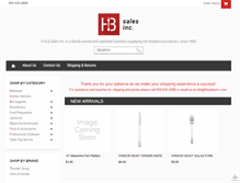 Tablet Screenshot of hbsalesinc.com